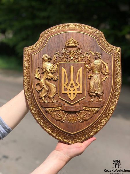 ТРИЗУБ ГЕРБ УКРАЇНИ - 30 х 38 см 38 фото